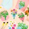 Mother’s Day Card Making Kit for Kids – 24 Sets DIY Flower Bouquet Greeting Cards with Envelopes, Stickers & Glue Dots, Handmade Classroom Craft Gifts for Mom (Bouquet)